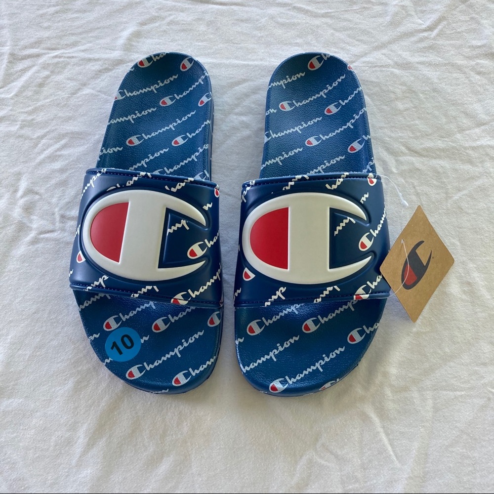 Men’s Champion Repeat Royal Slides - Picture 5 of 7